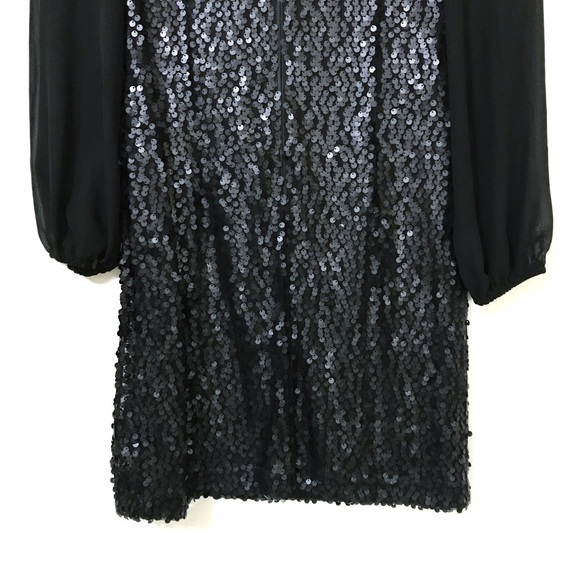 Eliza J Black Sequin Dress - Picture 7 of 7